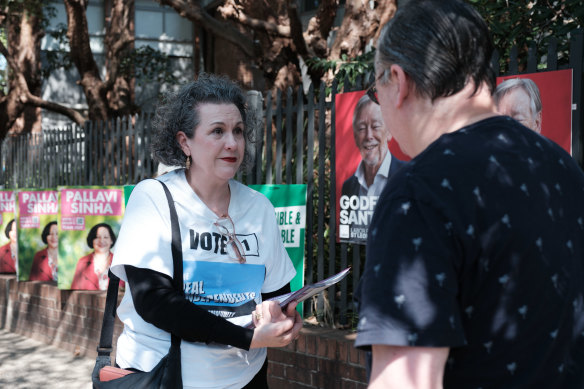 Zoe Baker has taken an early lead in her ward’s voting.
