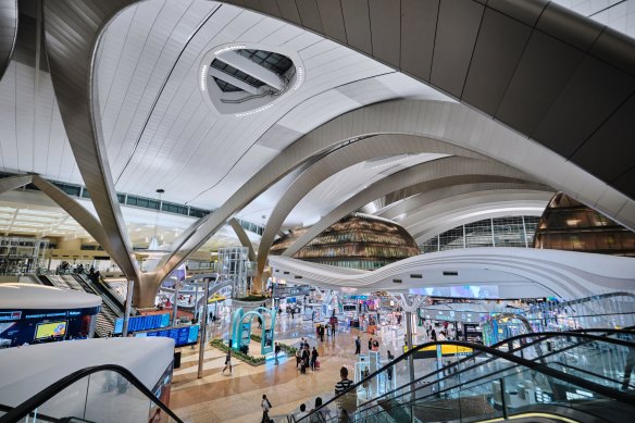 Inside Terminal A.