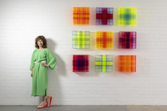 Lisa Gorman has added sculptor to her list of creative accolades, but her love of textiles remains.