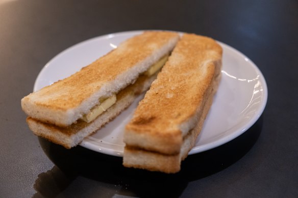 Kaya toast, a Singapore breakfast favourite.