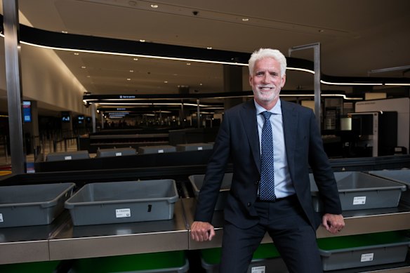 Sydney Airport chief executive Scott Charlton is embarking on a major expansion of the domestic terminals.