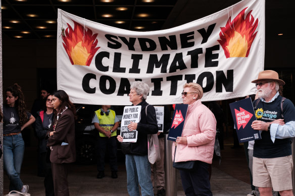 Origin Energy chairman Scott Perkins said Australia was not moving fast enough on renewable energy. Protesters outside the company’s AGM last week would agree.