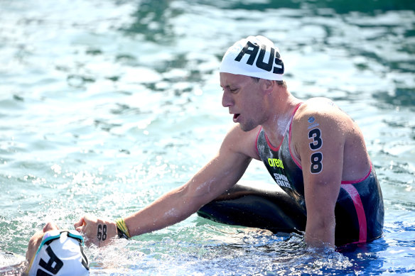 Aussie open water star Nick Sloman. 