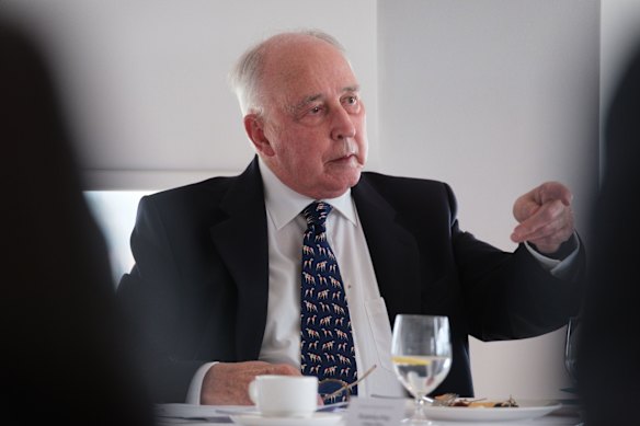 Former prime minister Paul Keating is still making his voice heard.