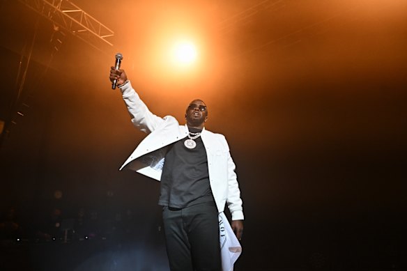 Diddy performing in London in November 2023.