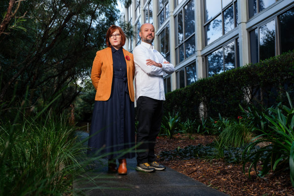 St Ives apartment owners Kristyn Haywood and Osman Topatan support laws improving transparency by strata agents. They allege their strata manager incorrectly recorded votes for a caretaker contract. 