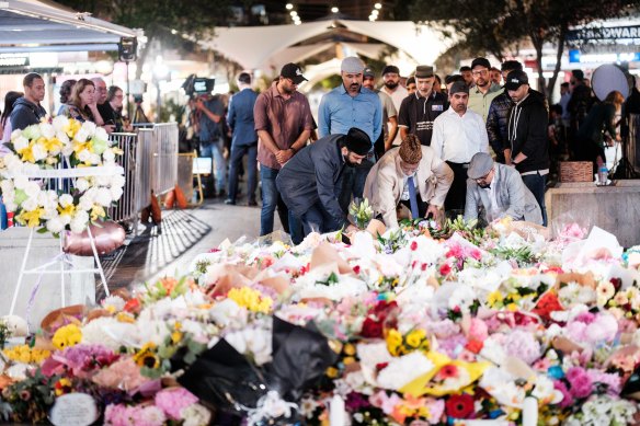 Members of the Ahmadiyya Muslim Community of Australia held a vigil on Sunday night to pay tribute to the victims of the Bondi Junction killings, which claimed the life of one of their members, security guard Faraz Tahir.