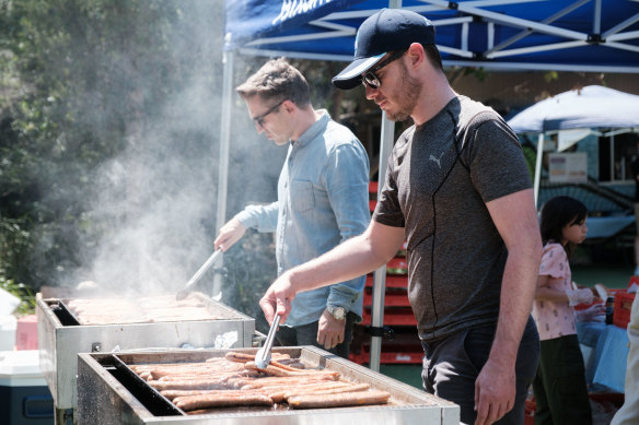 Democracy sausages on Voice referendum day.