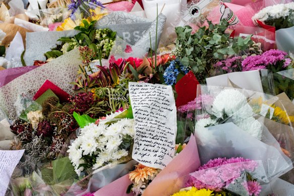 Thousands of tributes to the victims of Sunday night’s terror attack have been left at the Bondi Pavilion. 
