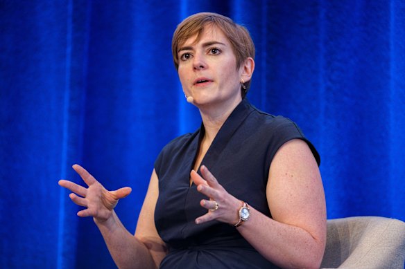 The Reserve Bank’s chief economist, Sarah Hunter, says Donald Trump’s tariff plans will change Australians’ spending patterns.