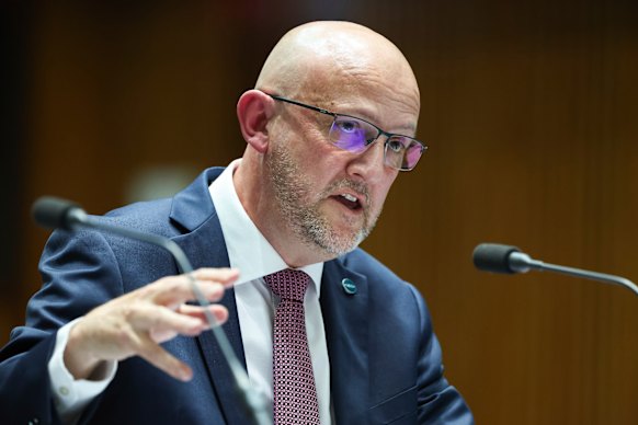 CEO da ASIO, Mike Burgess, na semana passada.