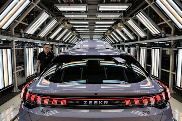 Geely tested the battery on a Zeekr 001 model. The company said the time needed for its new battery to go from 10 per cent to 70 per cent, an industry benchmark for a reasonable charge, was the fastest in the industry.