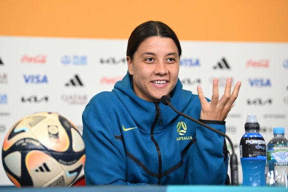 Sam Kerr says given the opportunity, she thinks most of the current players will still be around for the next World Cup.
