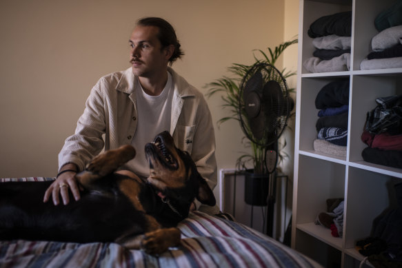 Jaco Moulder, 25, from Kellyville, said life during the pandemic had "been quite boring".