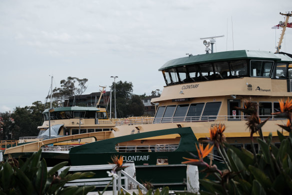 The Clontarf, which is tied up at the Balmain Shipyard, suffered a steering failure late last month.