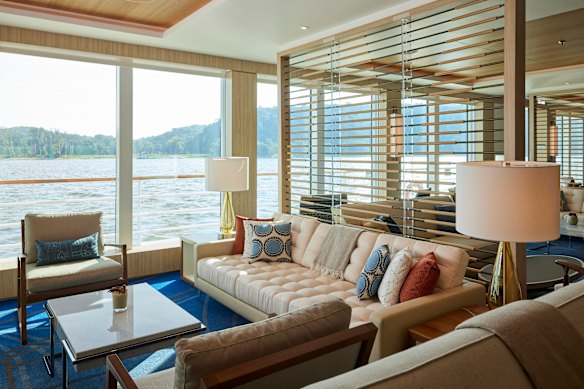 The Viking Mississippi’s Living Room.