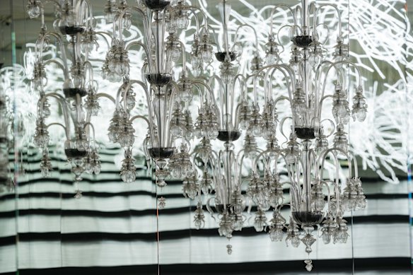 Cerith Wyn Evans’ Borrowed Light Through Metz at the Centre Pompidou.