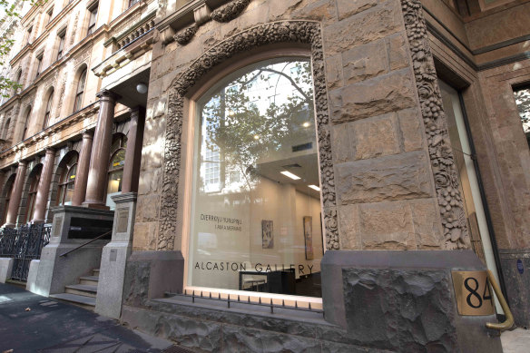 Alcaston Gallery exhibition space, 84 William Street, Melbourne
