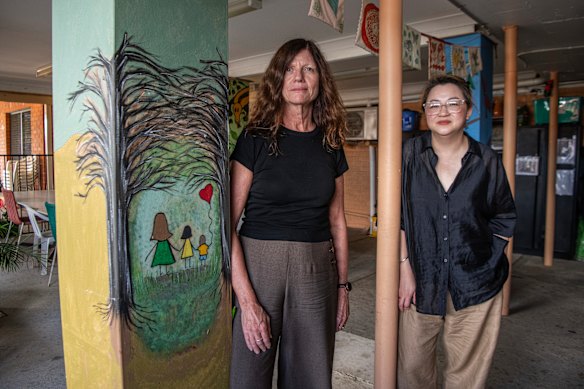 Bonnie Support Services CEO Sarah Morgan and senior project manager An Le. 