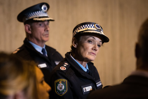 The charges were announced by NSW Police Commissioner Karen Webb on Wednesday night.