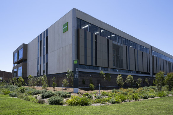 The Goodman warehouse facility in Alexandria, in Sydney’s inner city, is the first multi-storey warehouse in South Sydney.