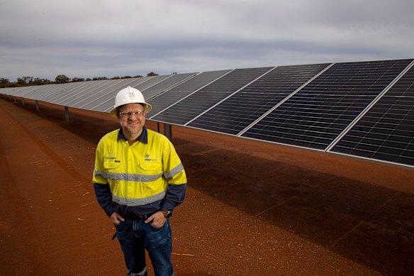 Mark Glazebrook, gerente geral da mina de ouro Granny Smith.