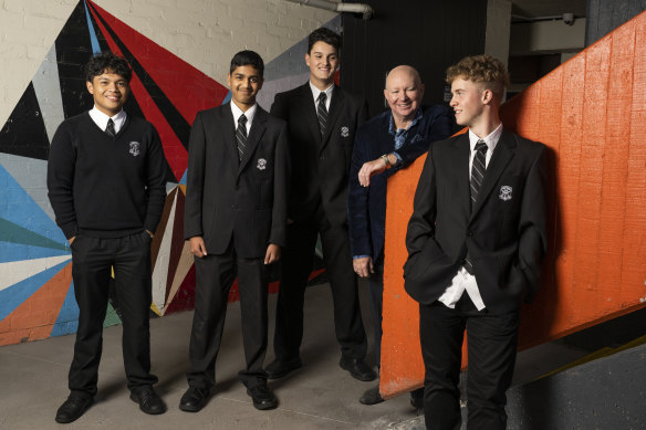 The principal at Ashfield Boys, Dwayne Hopwood, teaches a weekly year 9 English class and holds seminars for students on metacognition.