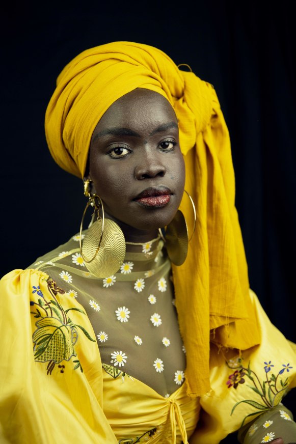 Atong Atem,Yellow Dress, 2022, from the series Surat. Commissioned by Photo Australia for PHOTO 2022 International Festival of Photography.