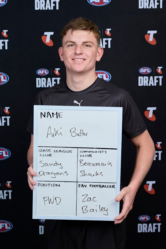 Arki Butler at this week’s draft combine.
