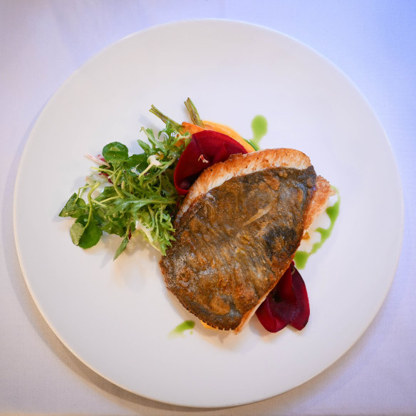 The John Dory main at Cecconi’s in Flinders Lane.