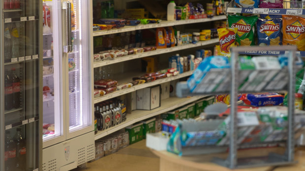 The bottle shop in Park Orchard.