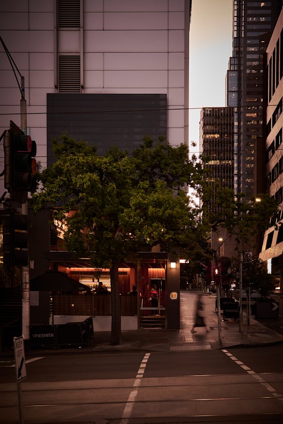 The corner spot houses four venues in one, including a wine store.