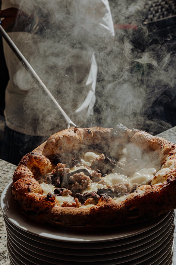 Straight out of the oven.