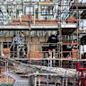 Trade shortages were causing issues for home builders and developers.