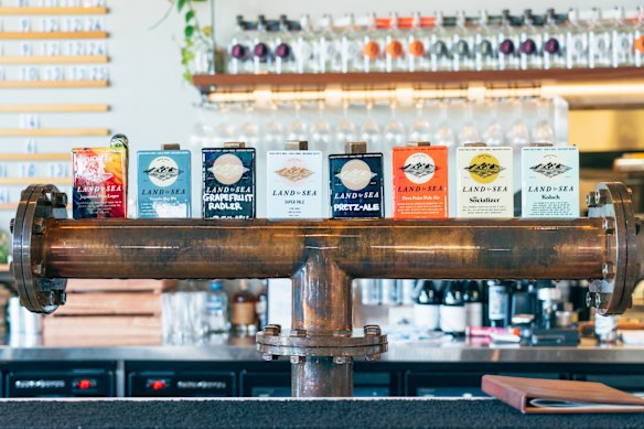 Try a tasting paddle at Land & Sea Brewery in Noosaville.