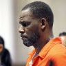 R Kelly during a hearing in Chicago.