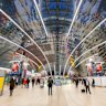 A silver lining: Frankfurt Airport Railway Station.