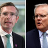 Morrison denies leaking Perrottet text about Warringah candidate Deves, leaves own political future open