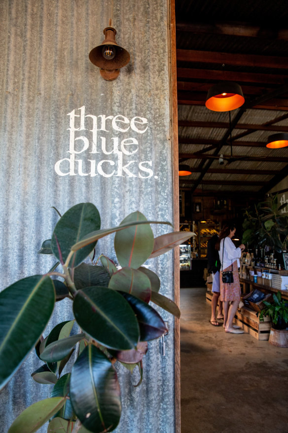 Three Blue Ducks.