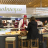 Bring an appetite when departing from Rome’s Leonardo da Vinci Airport.