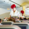 The minimum number of cabin crew is determined by safety regulations.