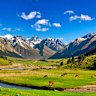 Tien Shan mountains.