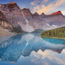 Moraine Lake in Banff National Park.