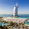 The Burj Al Arab hotel in Dubai.