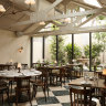 The Dry Dock’s light-filled dining room.