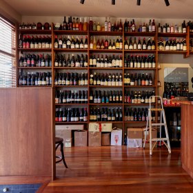 The bottle shop.