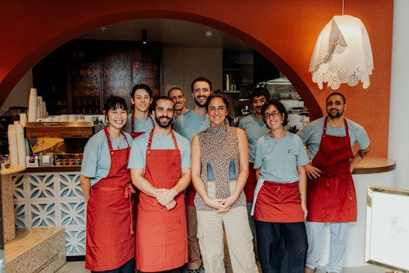 The SIT team ahead of the cafe’s official opening.