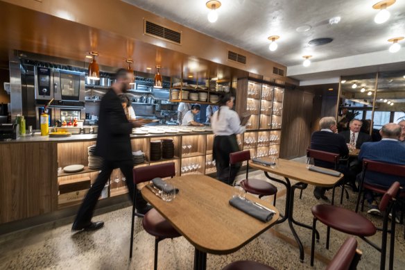 The former Bar Saracen has been refitted in timber and warm copper hues.