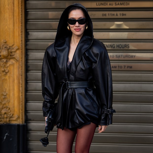 getting dressed in leather Stylish Night Out Looks with Zara Leather Dresses