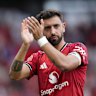Manchester United captain Bruno Fernandes.